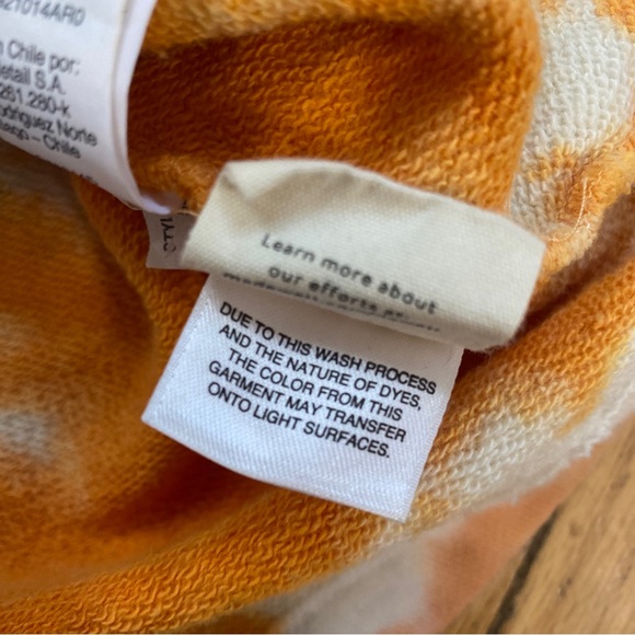 Madewell X Free & Easy Tie Dye Hoodie Sweatshirt Size XS - Picture 7 of 10